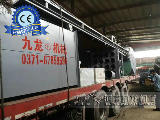 發(fā)往貴州的重型粉碎機(jī)和烘干機(jī)